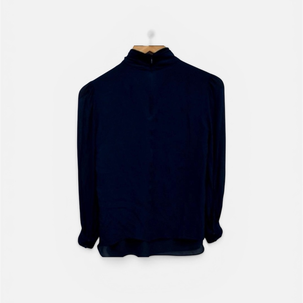 Tory Burch Dress Shirt with Gold Logo Tag